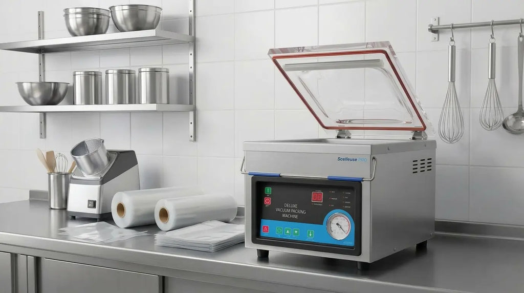 Vakuové sáčky a stroje na stole