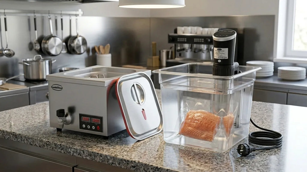 Sous vide vaření s ponorným ohřívačem
