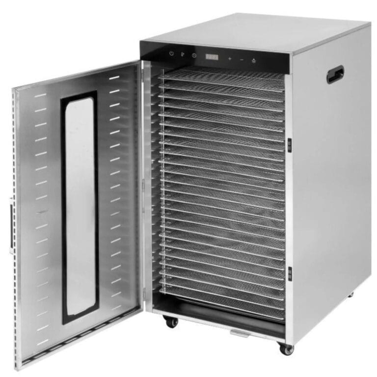 Profesionální sušička potravin - 24 táců (2000W / 30 až 90°C)
