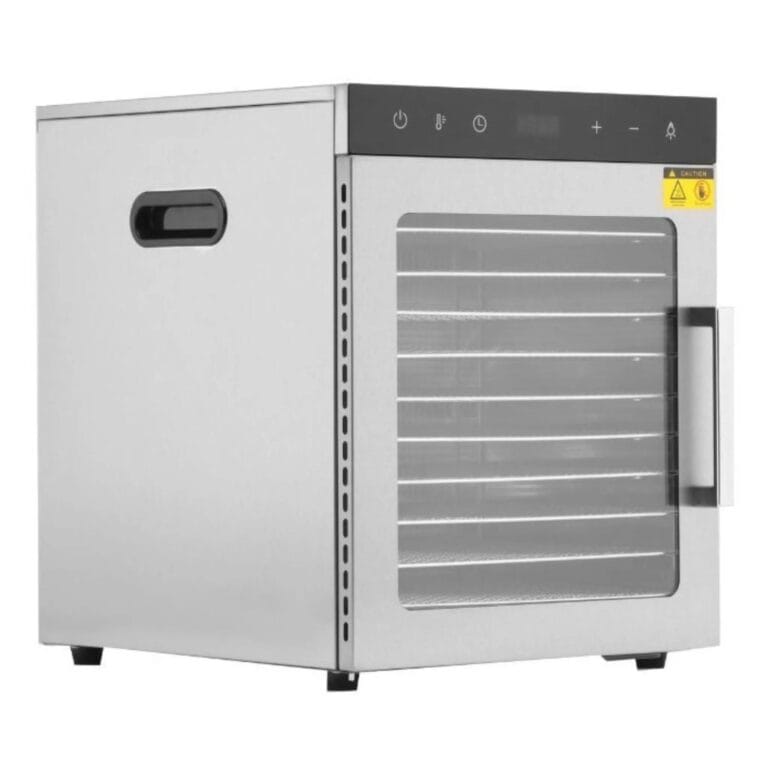 Nerezová sušička potravin - 10 táců (800W / 30 až 90°C)