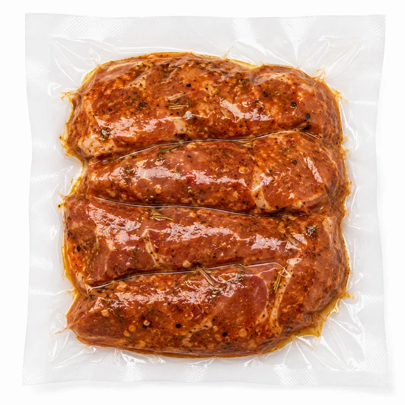 Marinated masos conditionnées sous vide